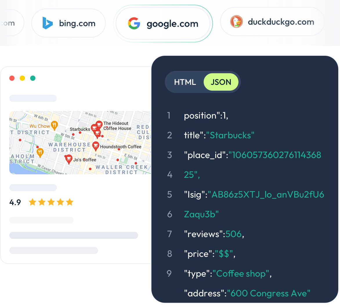 SERP API hero
