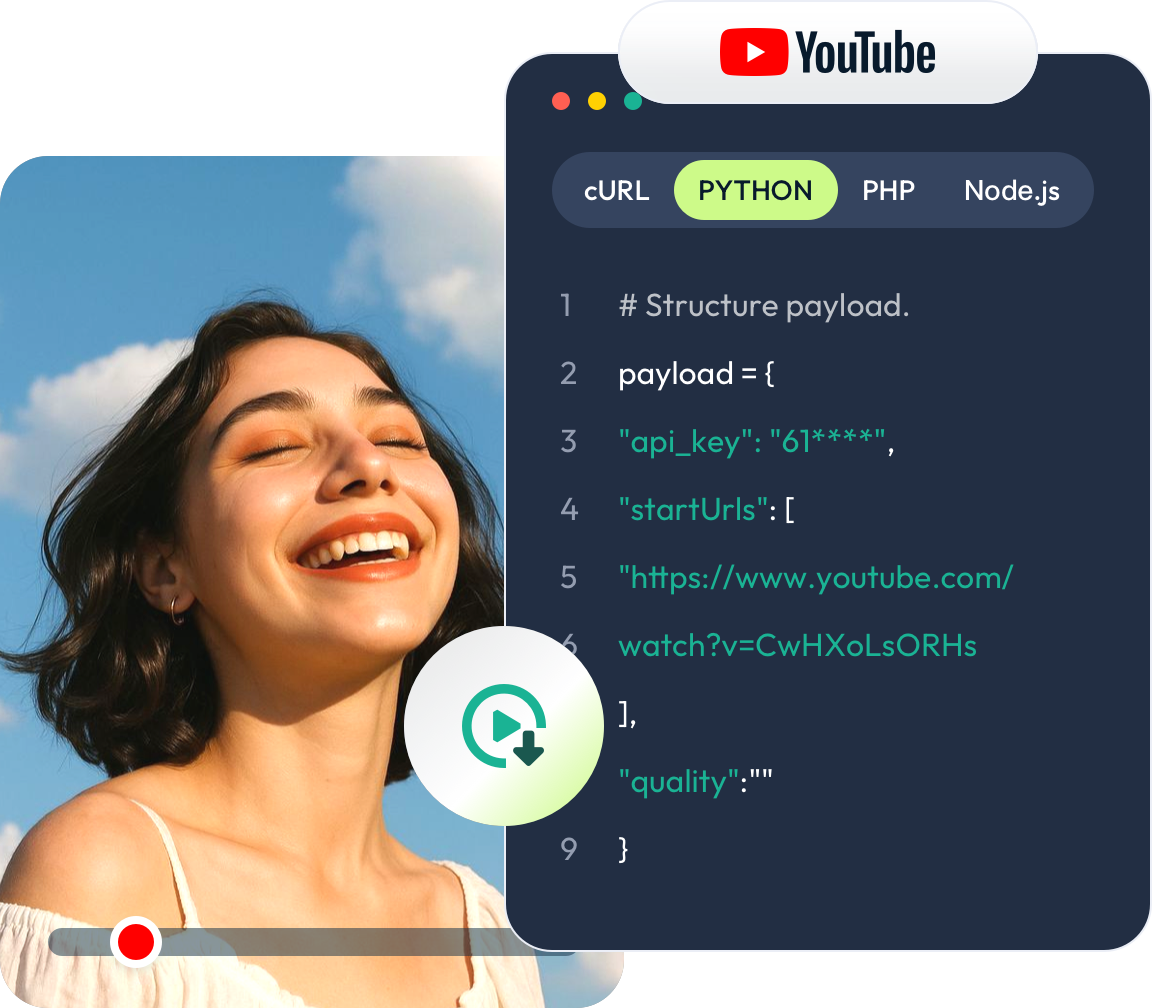 Video data API preview